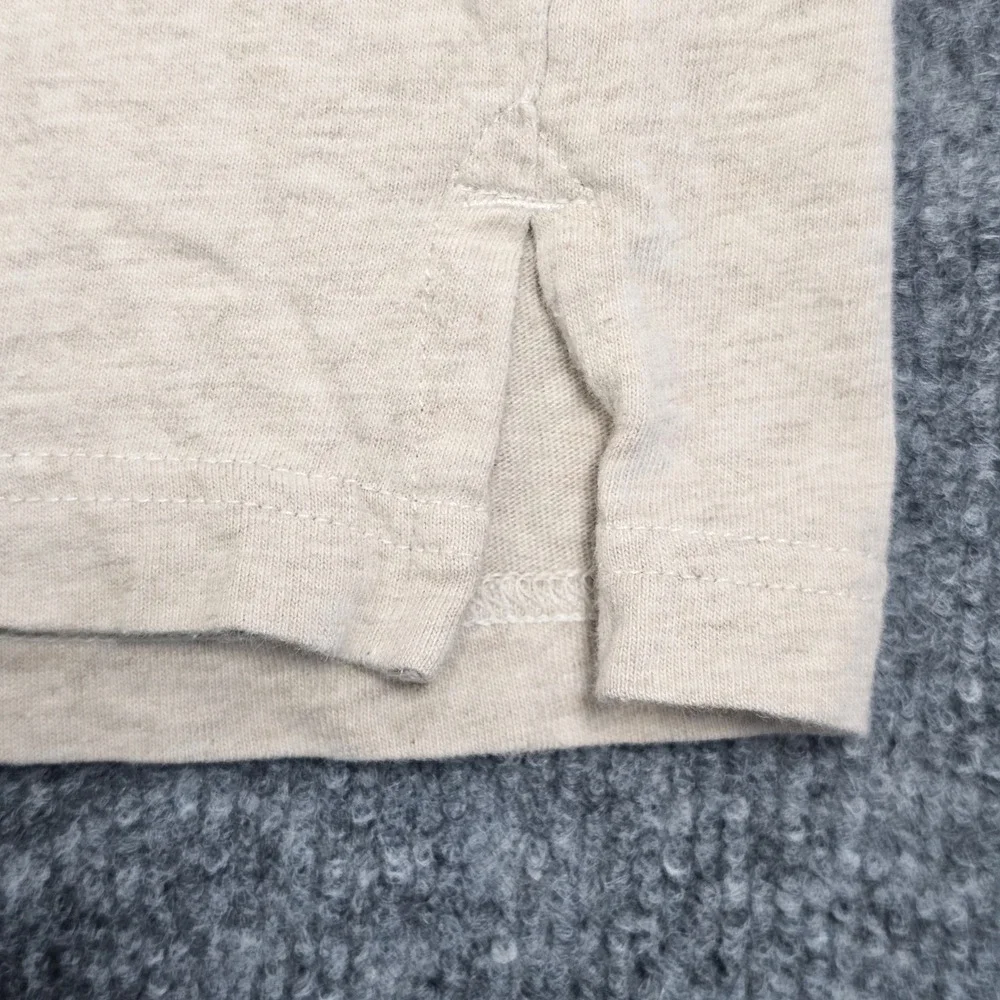 The North Face Men's XL Long Sleeve California Heritage T-Shirt Tan Beige Slub